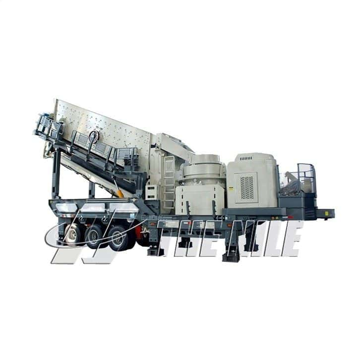 Mobile Stone Crushing Station Machine